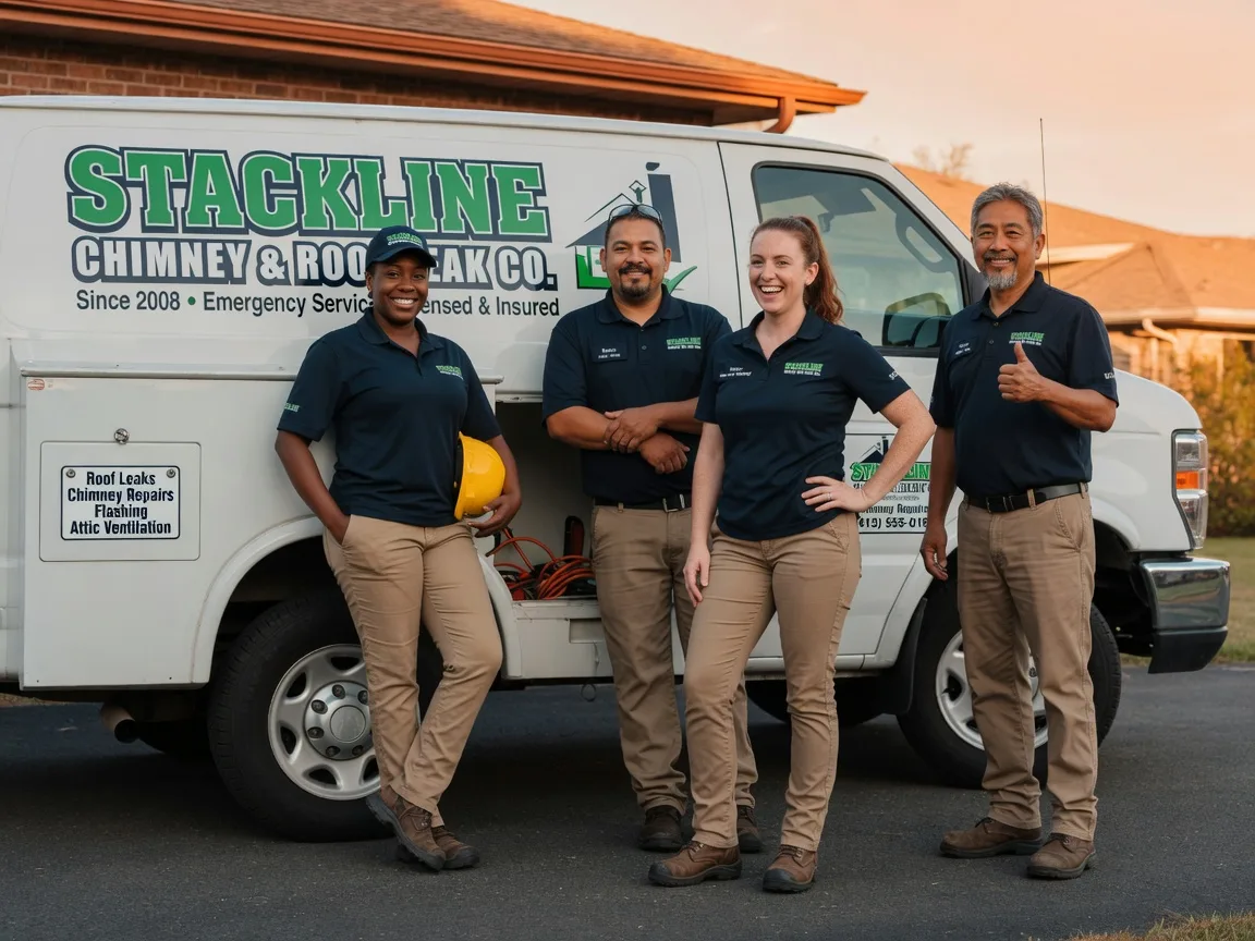 Chimney flashing repair company in Clayton, WI